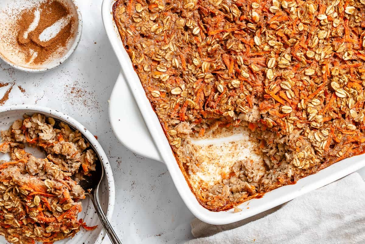 Carrot Cake Baked Oats