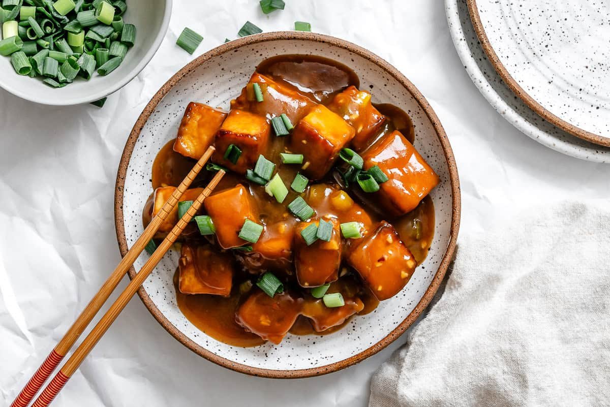 Crispy Orange Tofu