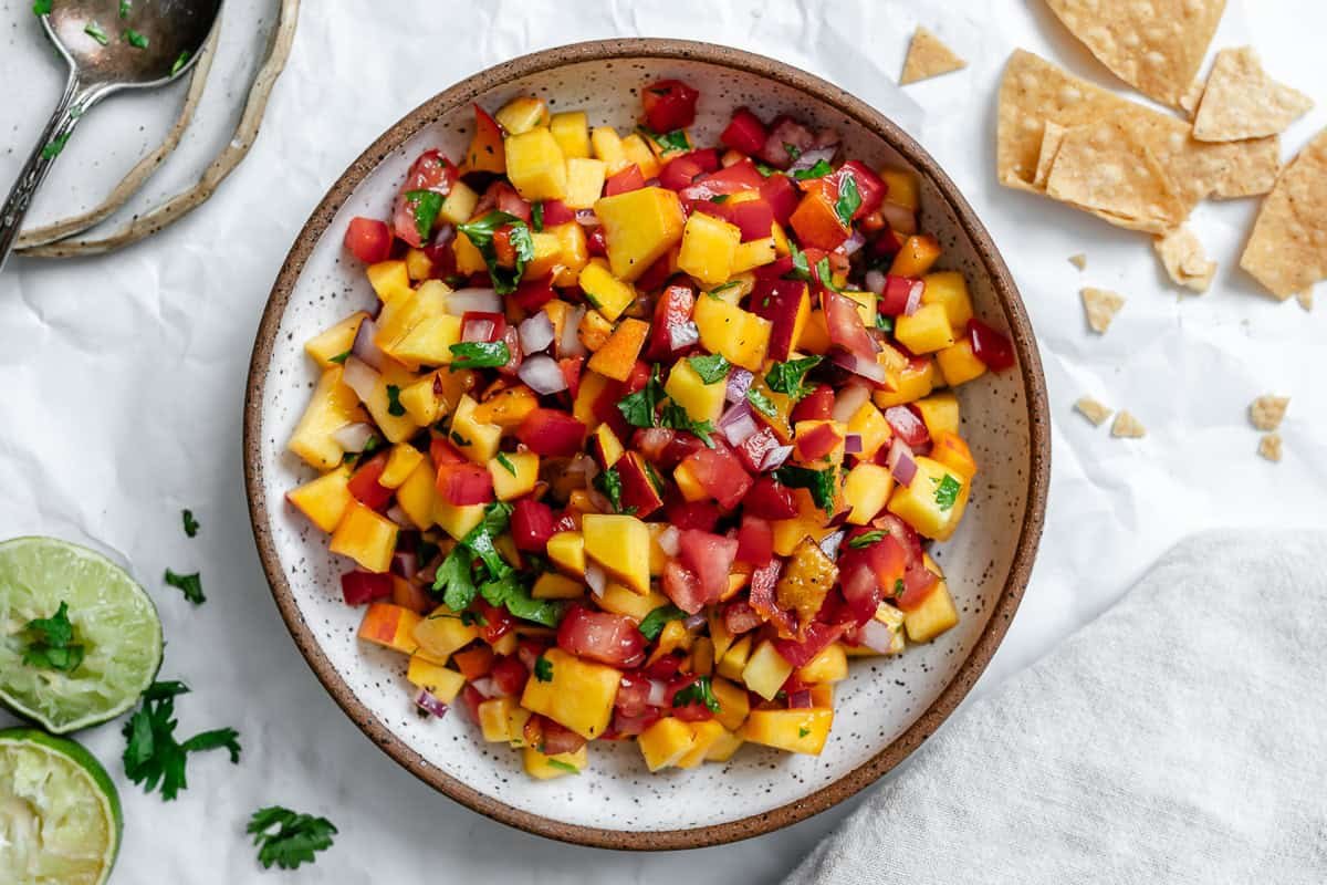 Easy Peach Salsa