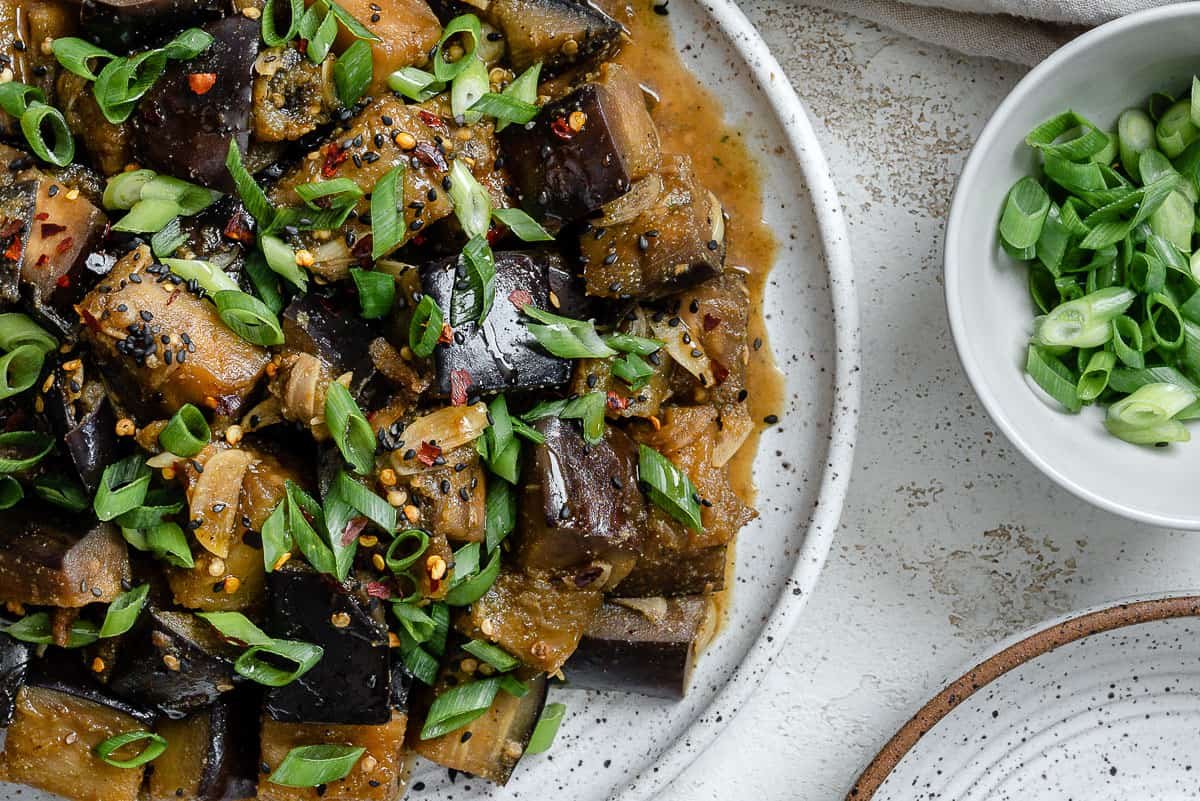 Perfect Sautéed Eggplant [+ Maple Soy Glaze]