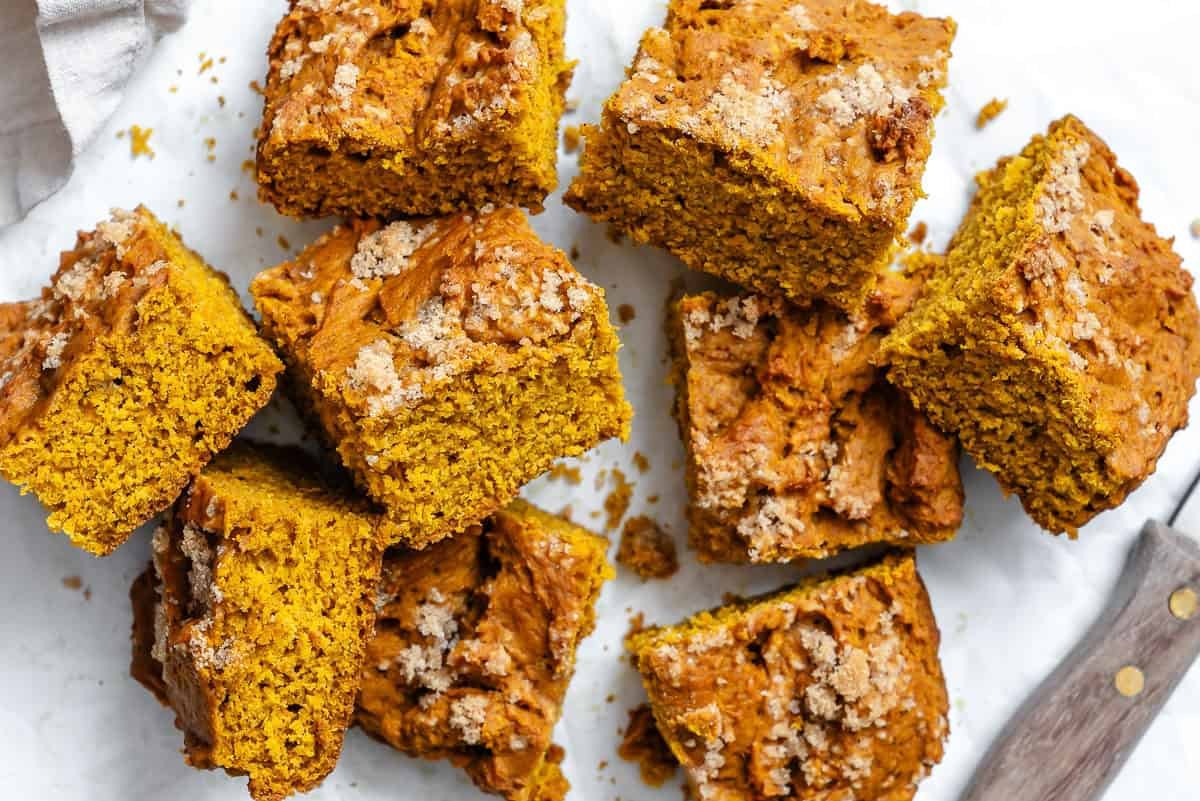 Pumpkin Coffee Cake [+ Optional Streusel]