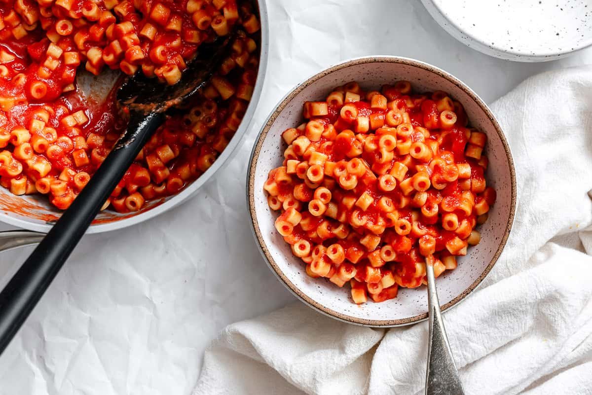 Quick Homemade SpaghettiOs