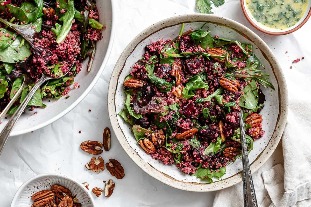 Roasted Beet and Quinoa Salad