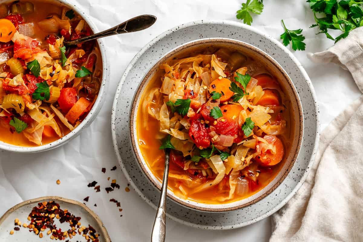 Vegan Cabbage Soup [Stove, IP, Crockpot]