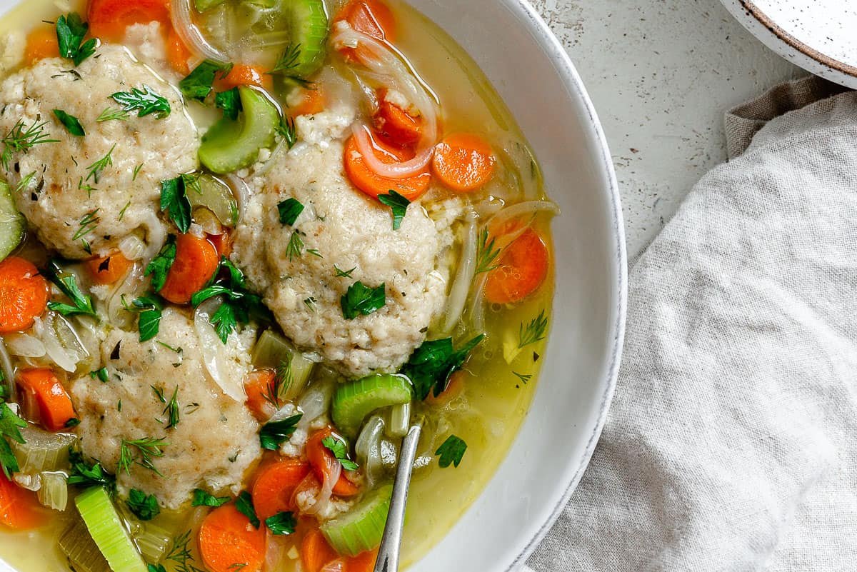 Vegan Matzo Ball Soup