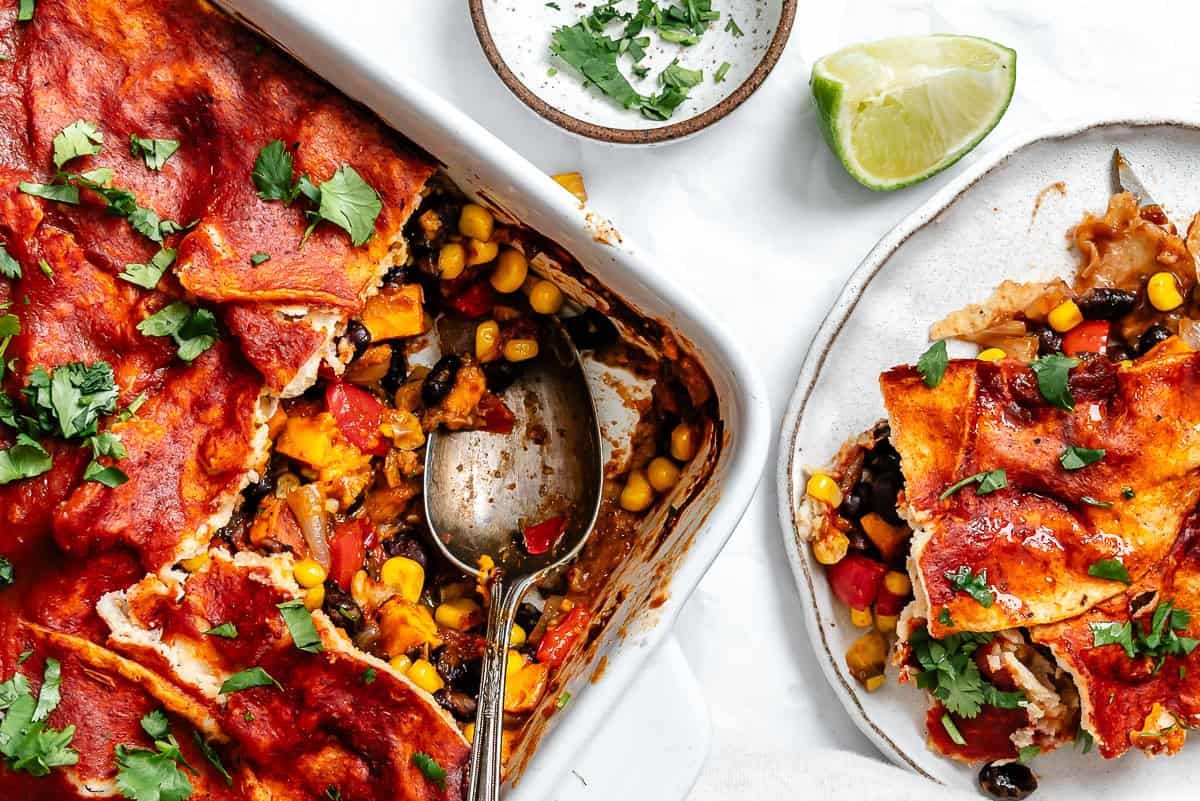Vegetarian Enchilada Casserole